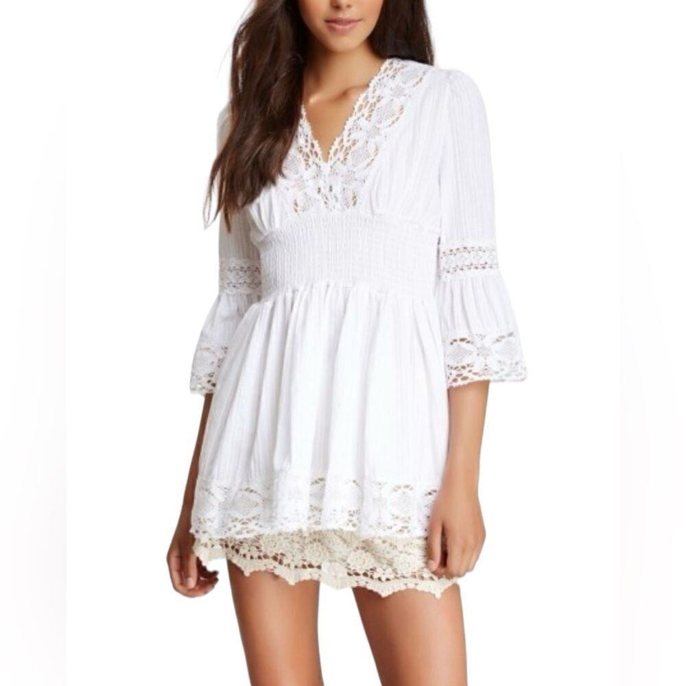 Raga Crochet Pointelle Tunicdress 🔵
